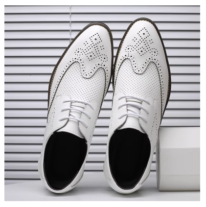 Breathable leather shoes (gx-8 breathable hollow style)