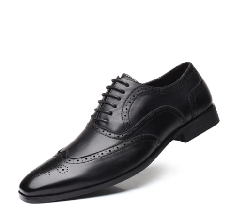 Casual leather shoes (wjl-s-8-Bpu leather)
