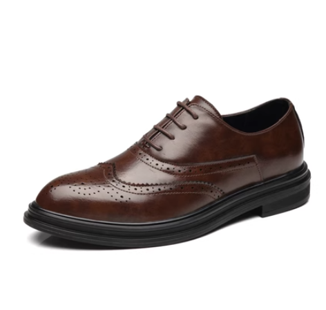 Casual leather shoes (hqs-18-A)