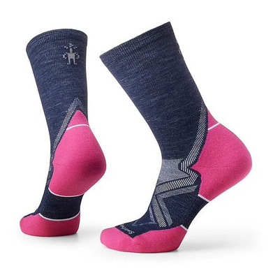 【Smartwool】女機能跑步局部輕量減震中長襪 黑色、深海軍藍 / SW001857