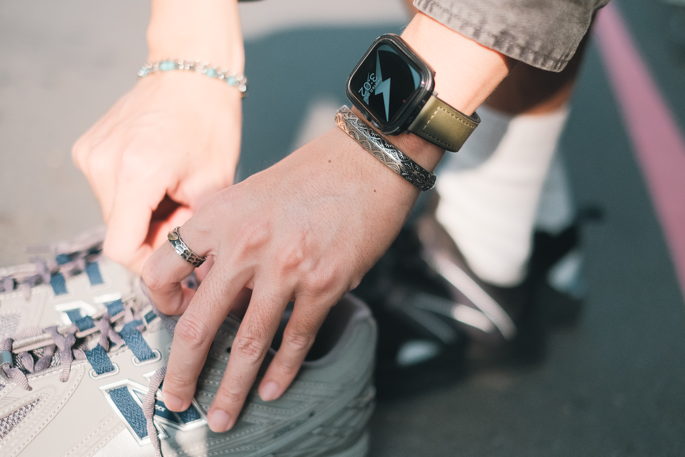 |折扣登記中| BEAMS® HEART 日本製 山脈圖騰手環