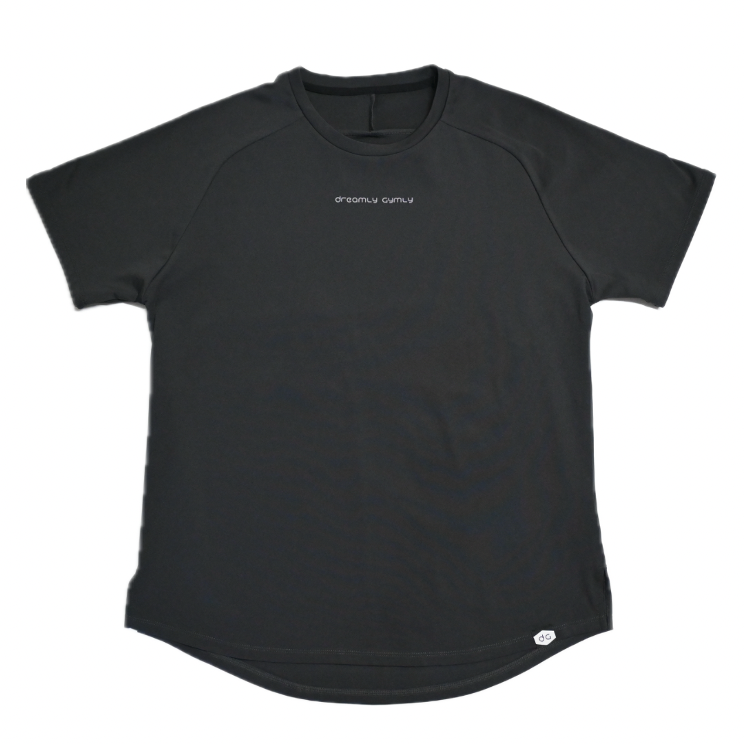 馬鞍袖訓練T-shirt (深灰)