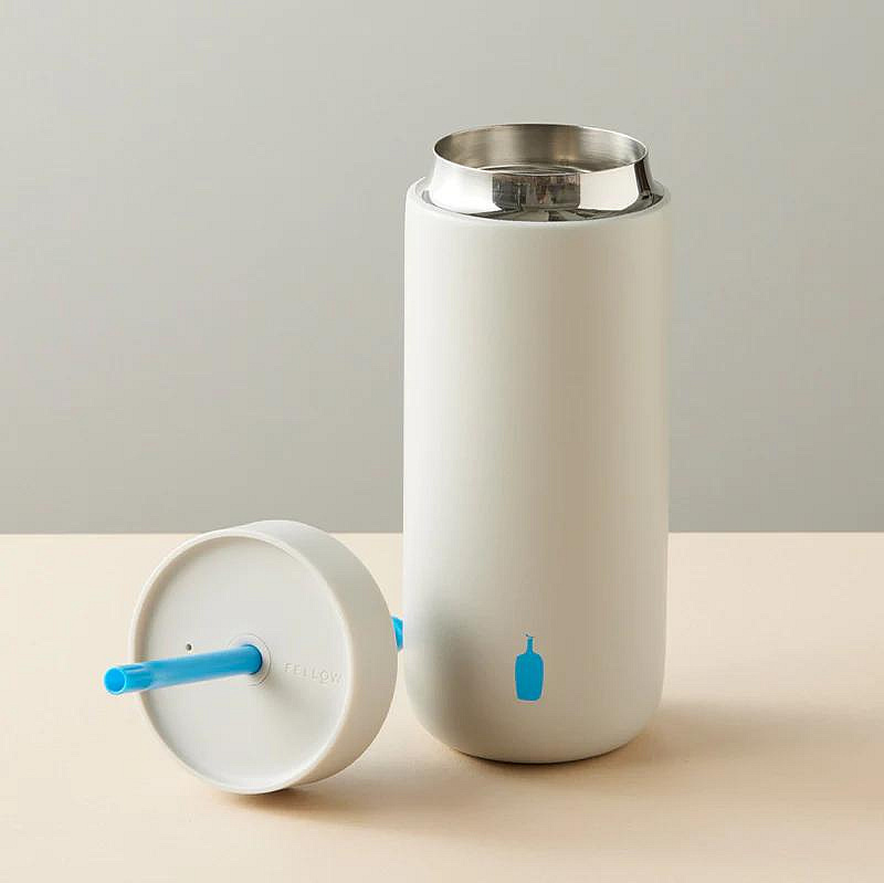 BLUE BOTTLE COFFEE 藍瓶 咖啡 吸管 保溫瓶 水杯 兩用 16OZ 現貨