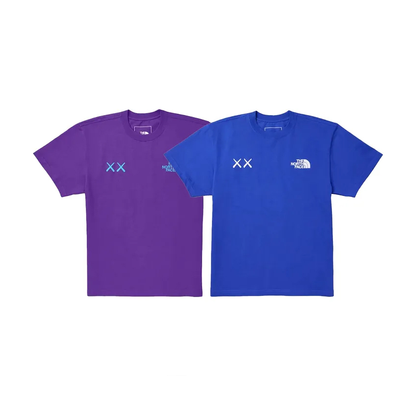 THE NORTH FACE X KAWS T 短T TNF藍(E17a05)/紫色(E17a06)-NF0A7WLL