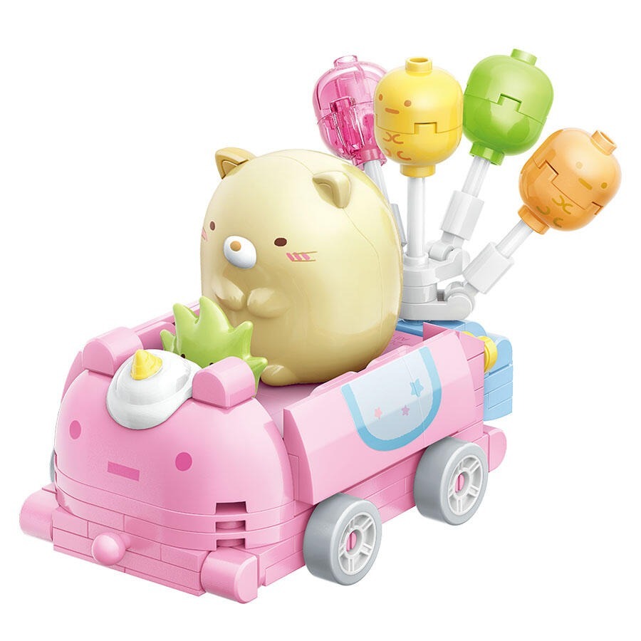 Qman 角落生物 貓&雜草氣球車車