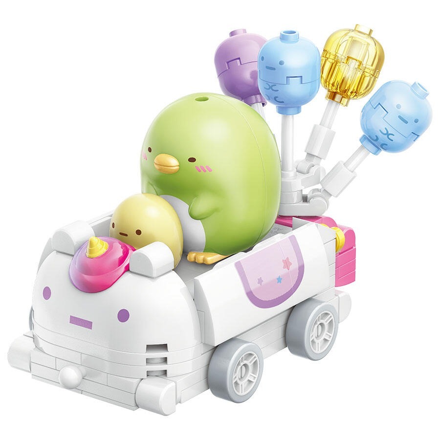 Qman 角落生物 企鵝&粉圓氣球車車