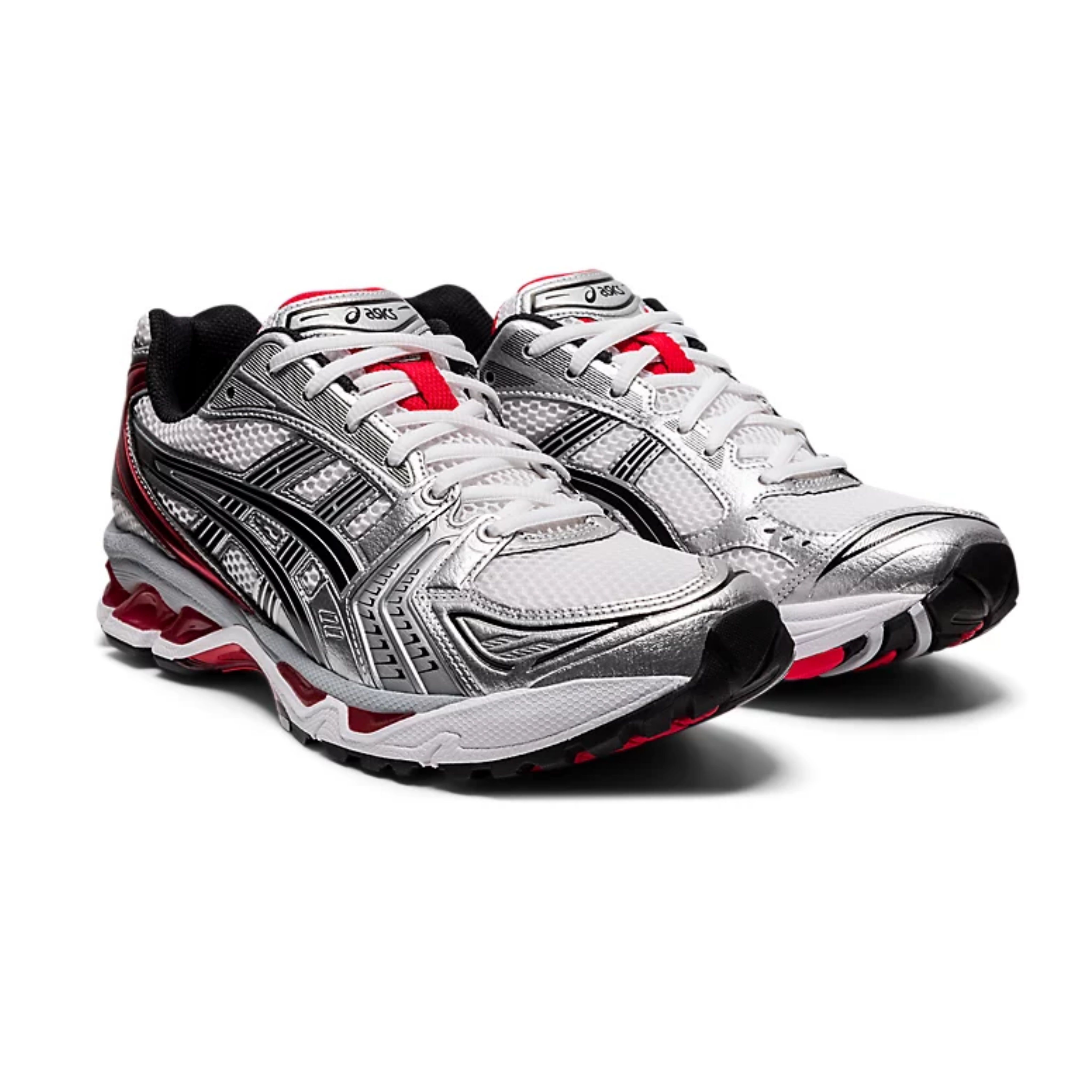 ASICS GEL-KAYANO 14 慢跑鞋 鞋子 海外限定 白紅 白銀 現貨 1201A019-103