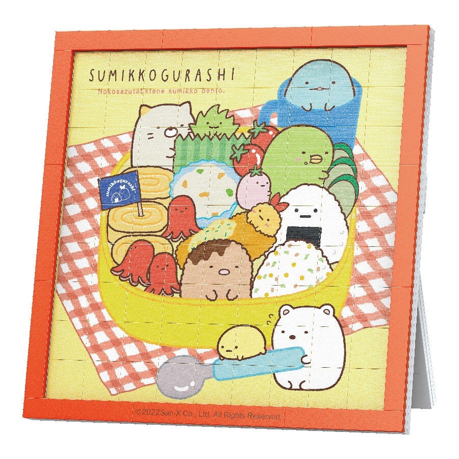 Qman 角落生物 美味便當盒積木拼圖