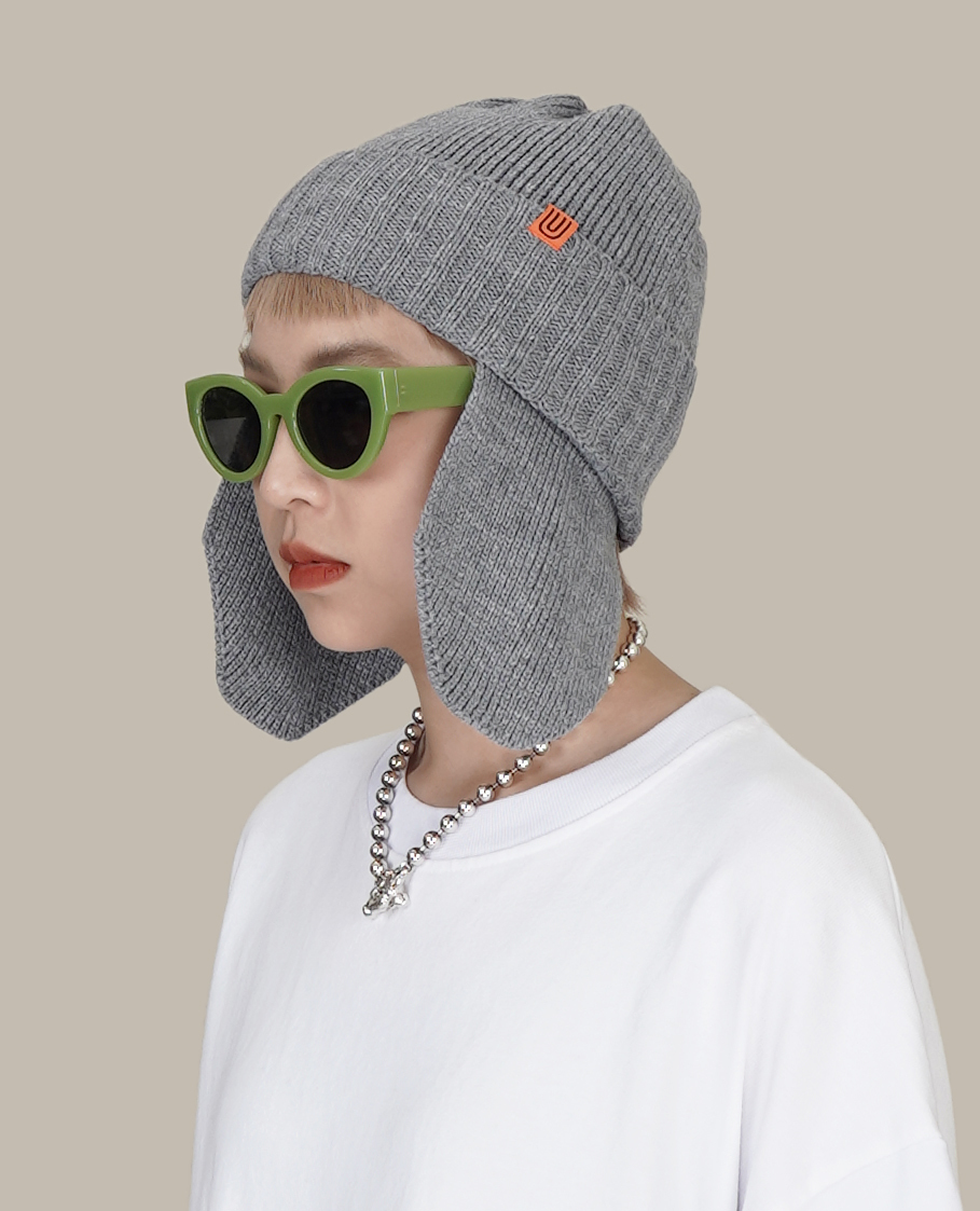 UNIVERSAL OVERALL EAR FLAP KNIT CAP - 23FW 高飛狗針織帽