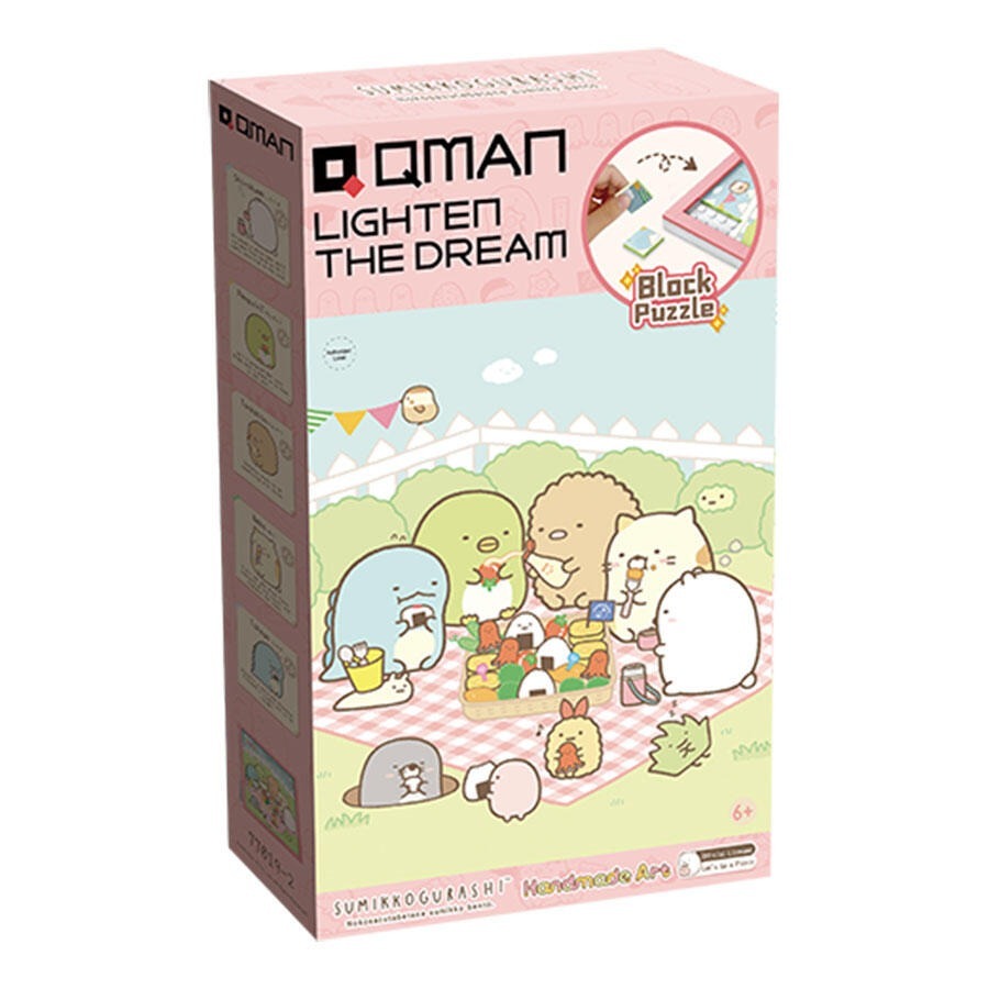 Qman 角落生物 一起野餐吧積木拼圖