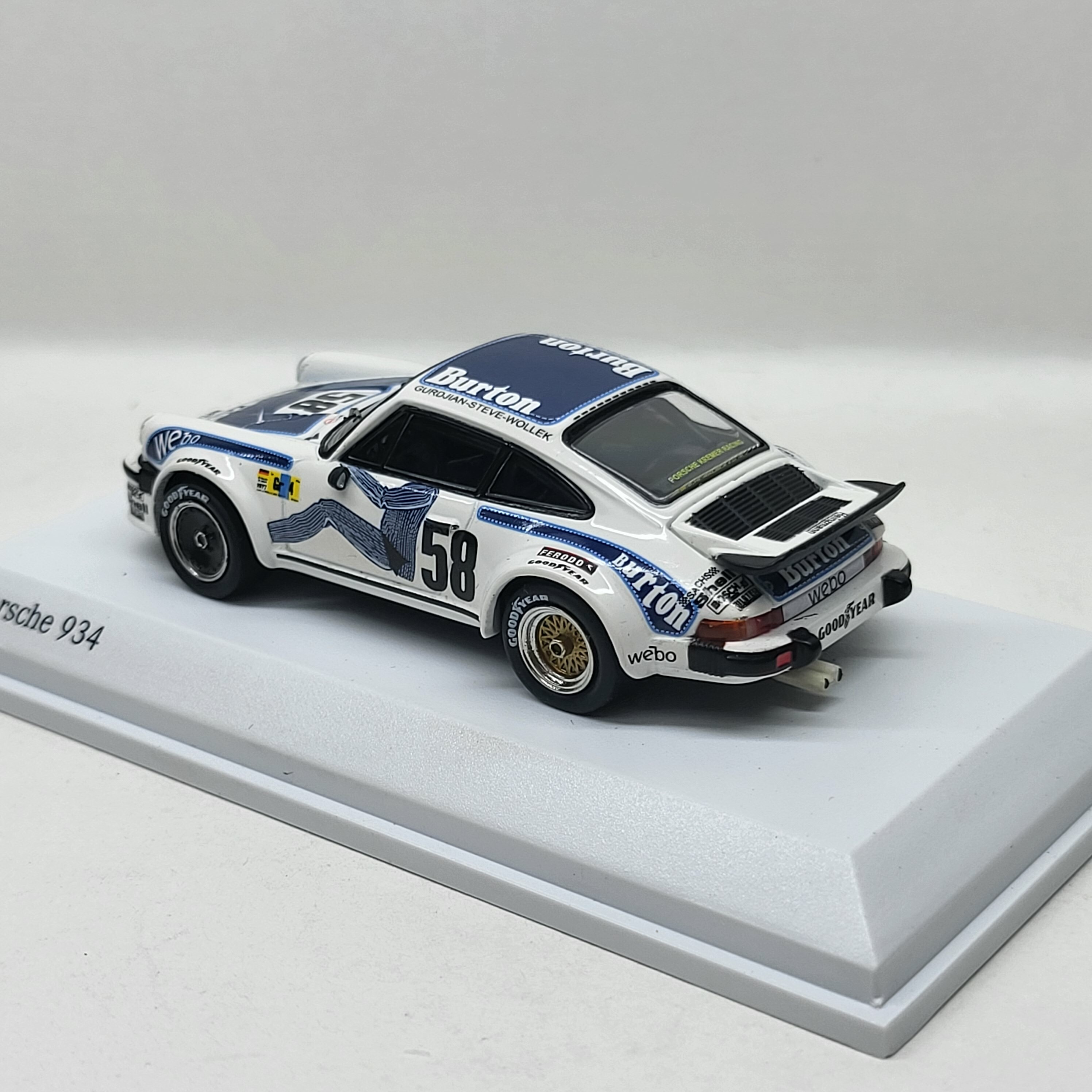 Tarmac 1:64 Porsche 934 Porsche Kremer Racing 24h Le Mans 1977