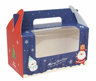 [ 包裝材料 ] 6K 鏤空手提盒-耶誕小夜曲