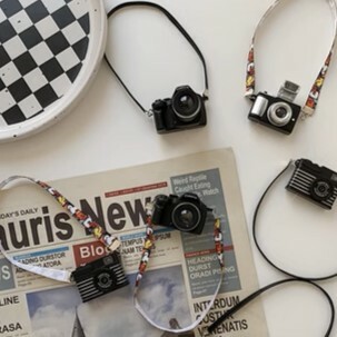 《3463》迷你單眼相機冰箱磁鐵貼