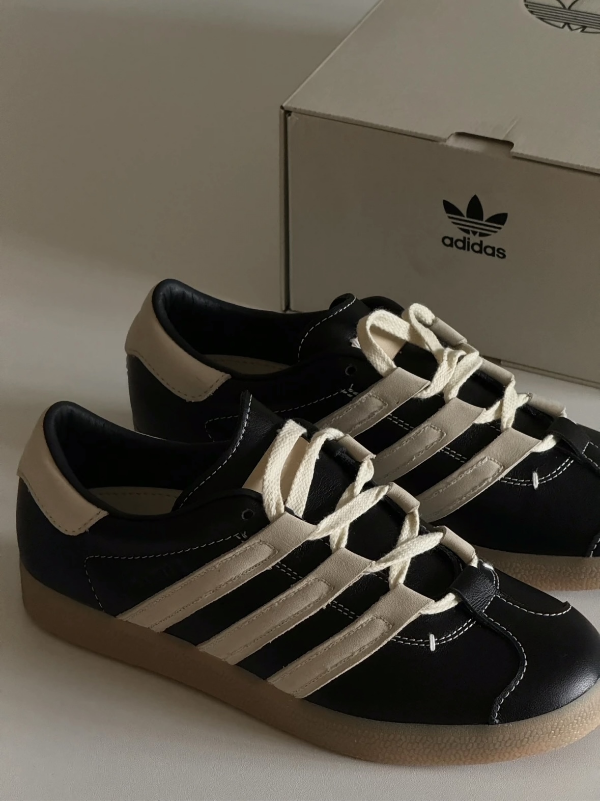 Adidas Foot Industry x Gazelle "Black Cream White" 奶油黑