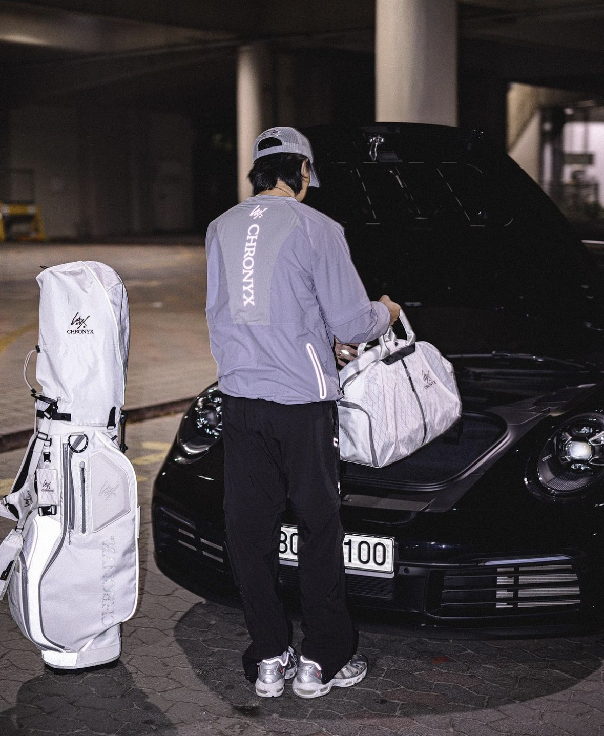 463 HYBRID CREW NECK , （黑 灰 杏）