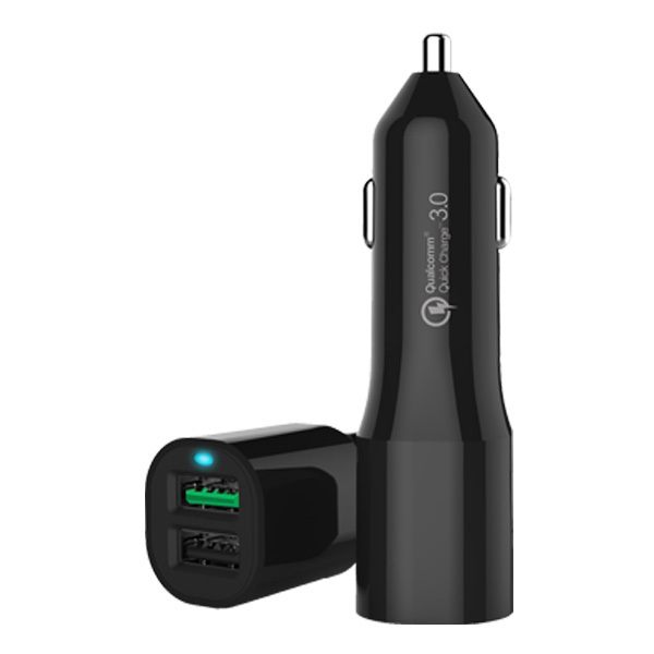 Glolux QC3.0 雙孔USB車用充電器