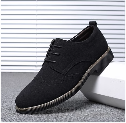 Casual leather shoes (wjl-4-A round toe)