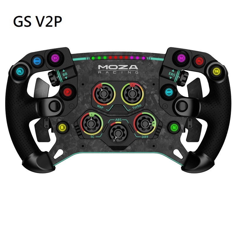 米特3C數位–MOZA 魔爪 RACING GS V2P 方向盤 盤面 賽車方向盤/RS056