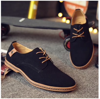 Casual leather shoes (wjl-4-D)