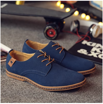 Casual leather shoes (wjl-4-D)