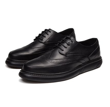 Leather shoes-hq219-3-C super fiber leather