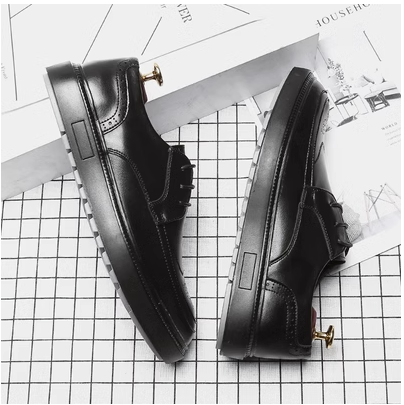 Leather shoes-hq219-3-H super fiber leather