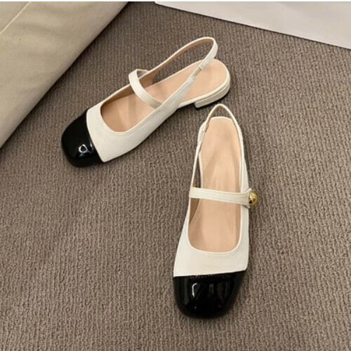 French toe flat shoes