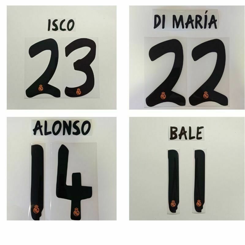 2013 Real Madrid Home Official Nameset 23 ISCO