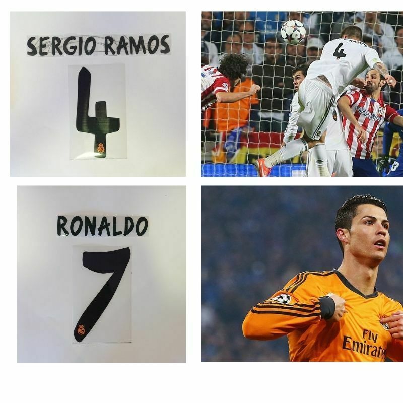 2014 Real Madrid Home Official Nameset 7 RONALDO