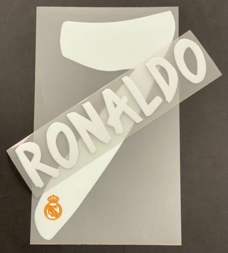 2013 Real Madrid Away Official Nameset 7 RONALDO