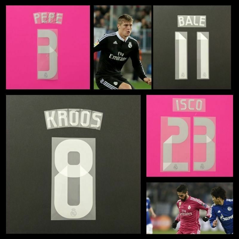 2014 Real Madrid Home Official Nameset 7 RONALDO