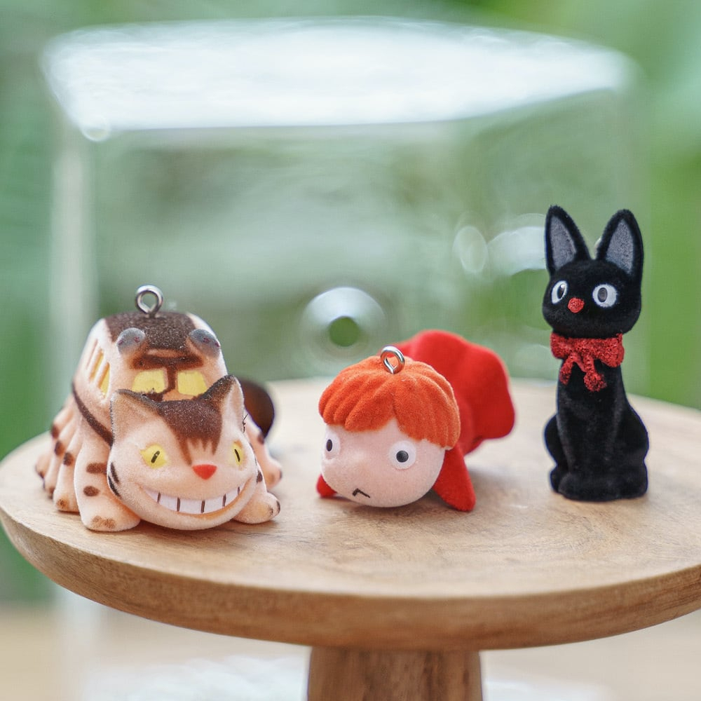 【現貨】日本吉卜力 絨質鑰匙圈吊飾 大龍貓 中龍貓 小龍貓 龍貓公車 黑貓