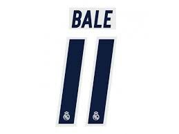 2016 Real Madrid Home Official Nameset  11 BALE