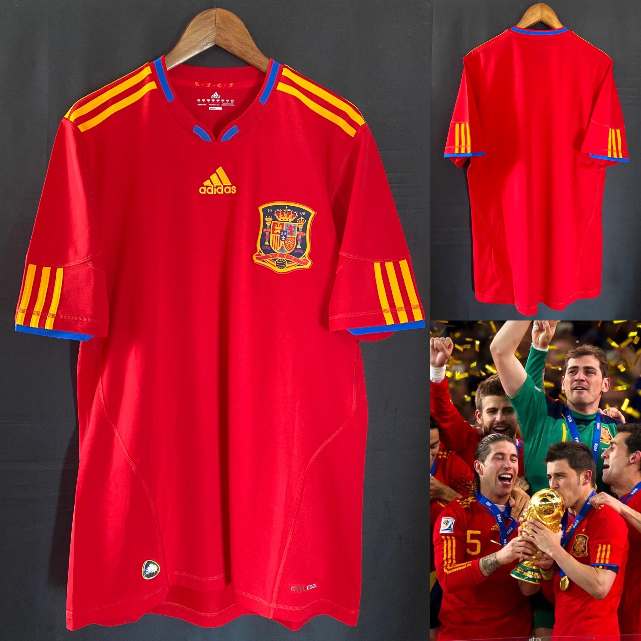 Spain 2010 FIFA World Cup Adidas Home Shirt