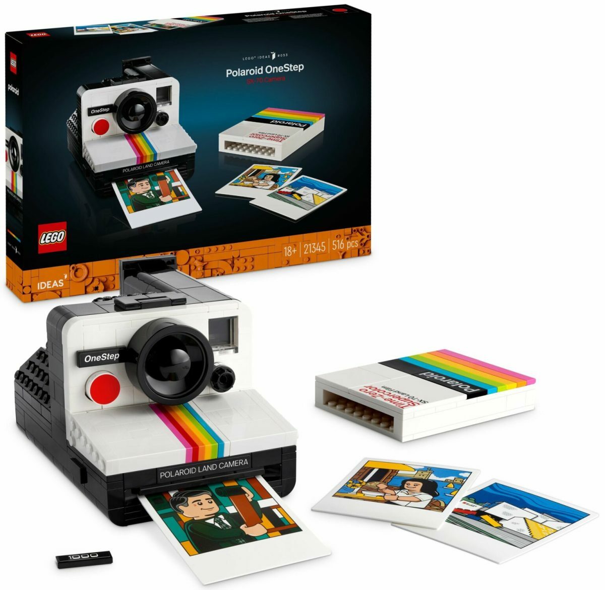 LEGO Ideas 21345 Polariod OneStep SX-70 Camera 即影即有 拍立得相機