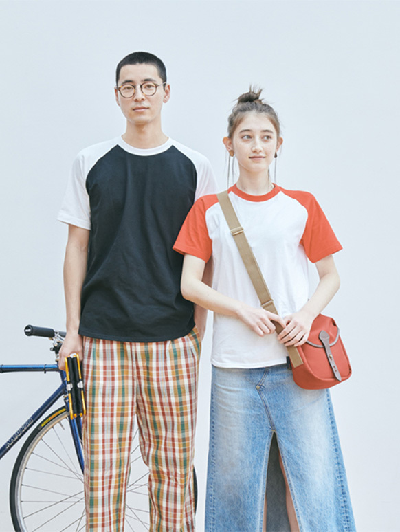 日本 Printstar 5.6oz 106 全棉圓領棒球Ｔ恤