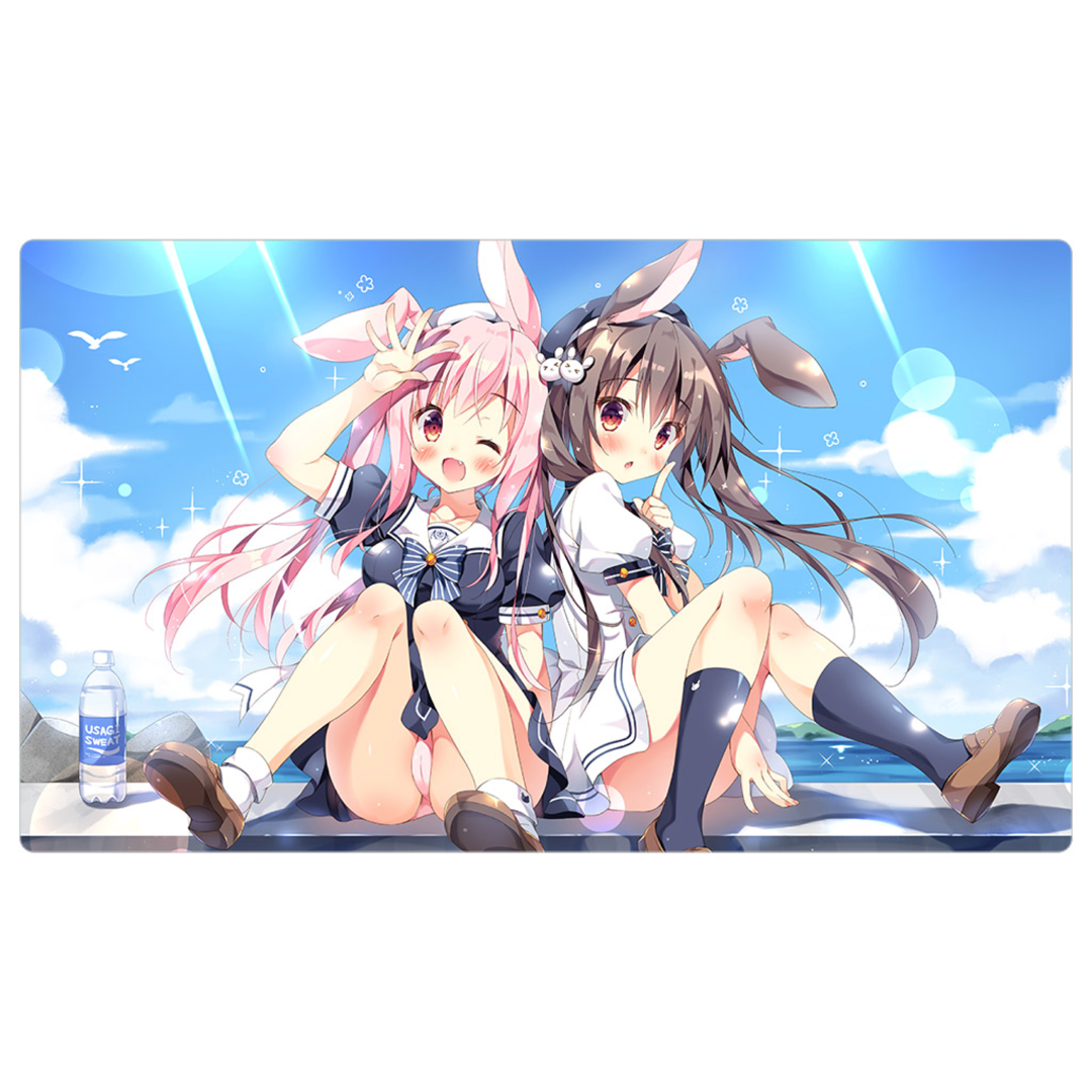 Playmat - [ぱん先生] ゆきみ＆つきみ