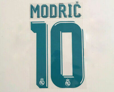 2017 Real Madrid Home Official Nameset  10 MODRIC