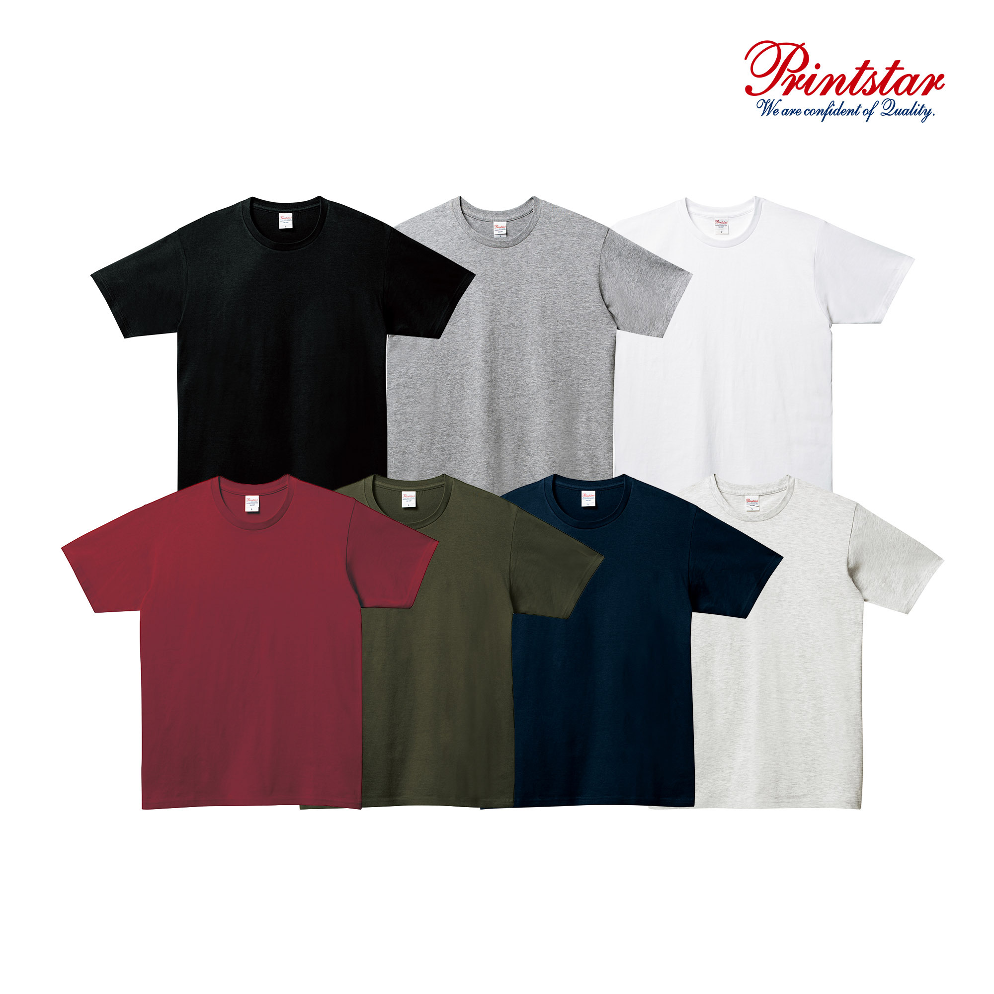 日本 Printstar5.0oz 086 全棉基本款Ｔ恤