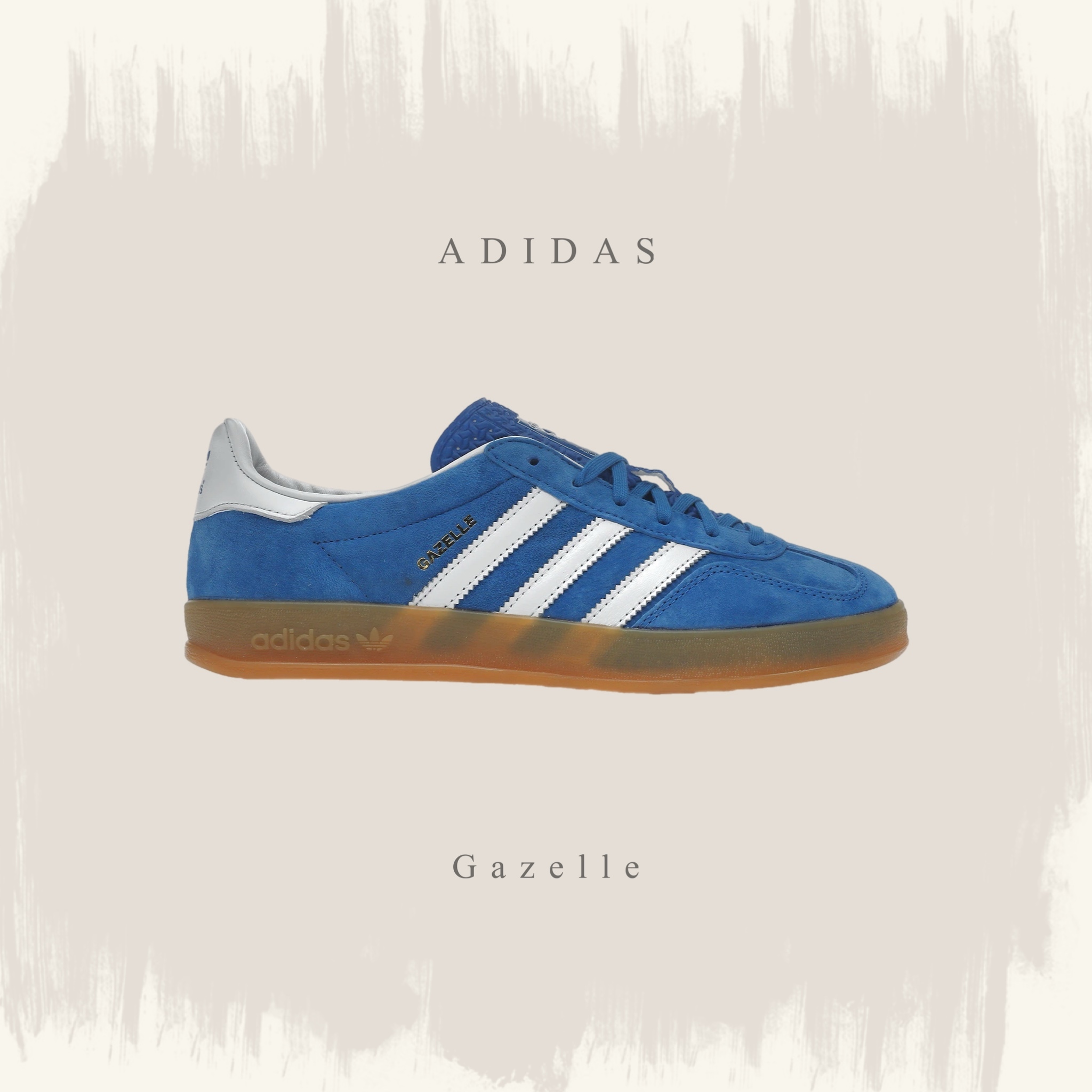 ADIDAS GAZELLE INDOOR BLUE BIRD 藍天白焦糖底休閒男款H06260