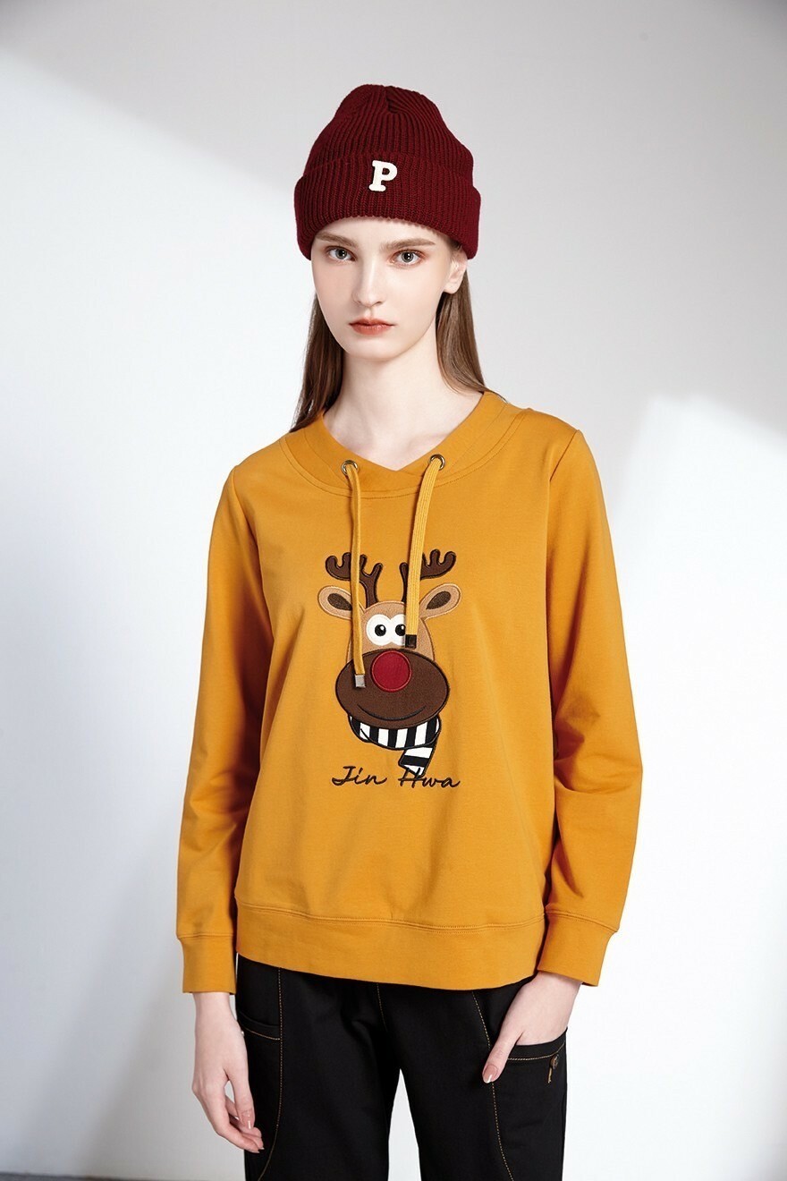 休閒質感棉雙貼口袋釦子造型修身長褲T6551