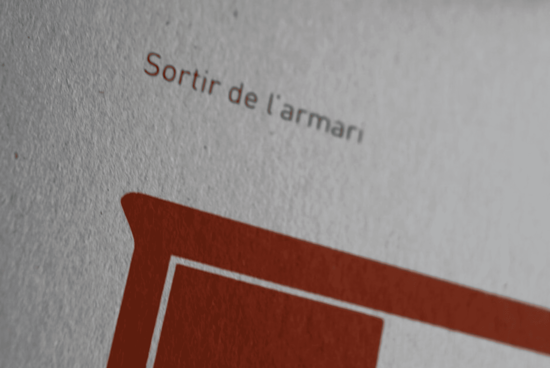 Sortir de l'Armari (Cardboard)