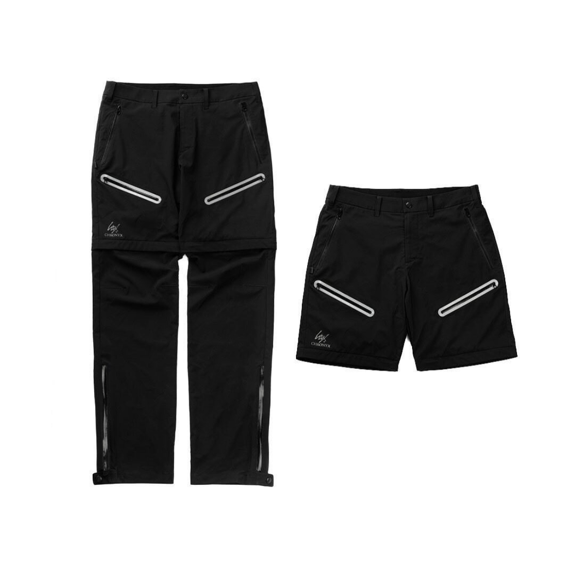 363 HYBRID PANTS , BLACK