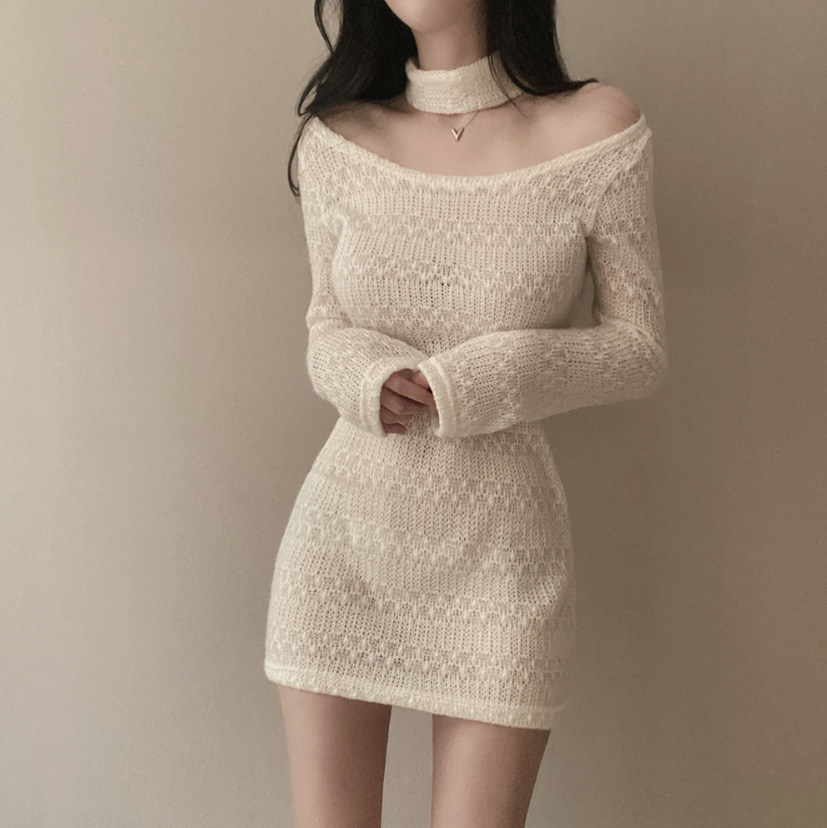 針織連身裙