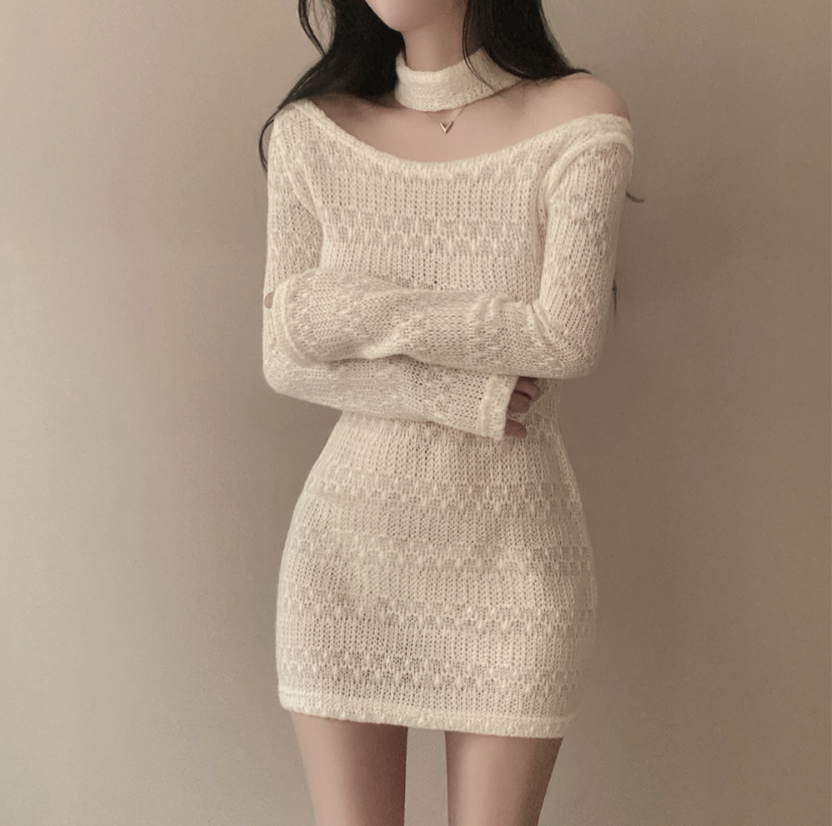 針織連身裙