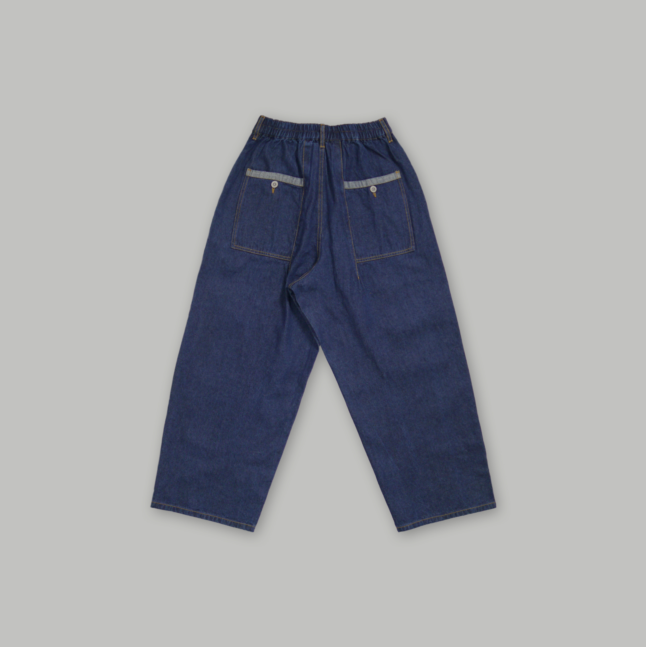 J.P.L. 高腰裁線廓形丹寧褲 ╭ 2色 ╮