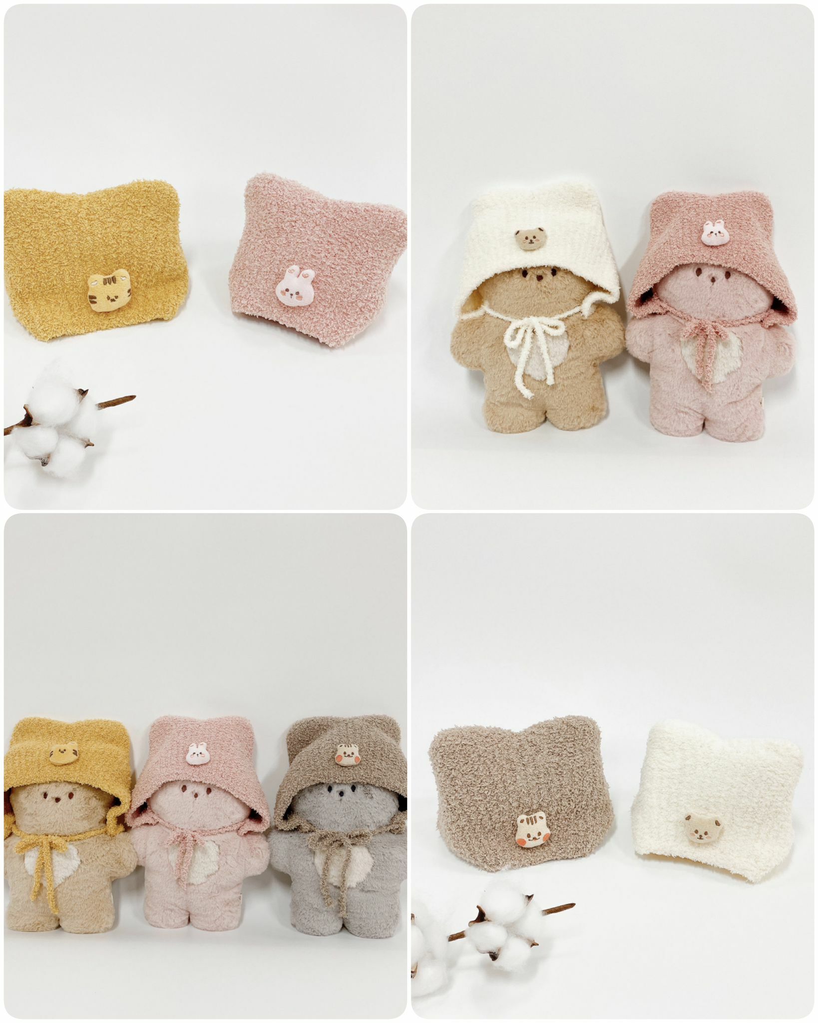 迎新特價🎉DOTFRIENDS玩偶貓耳綿柔毛絨帽