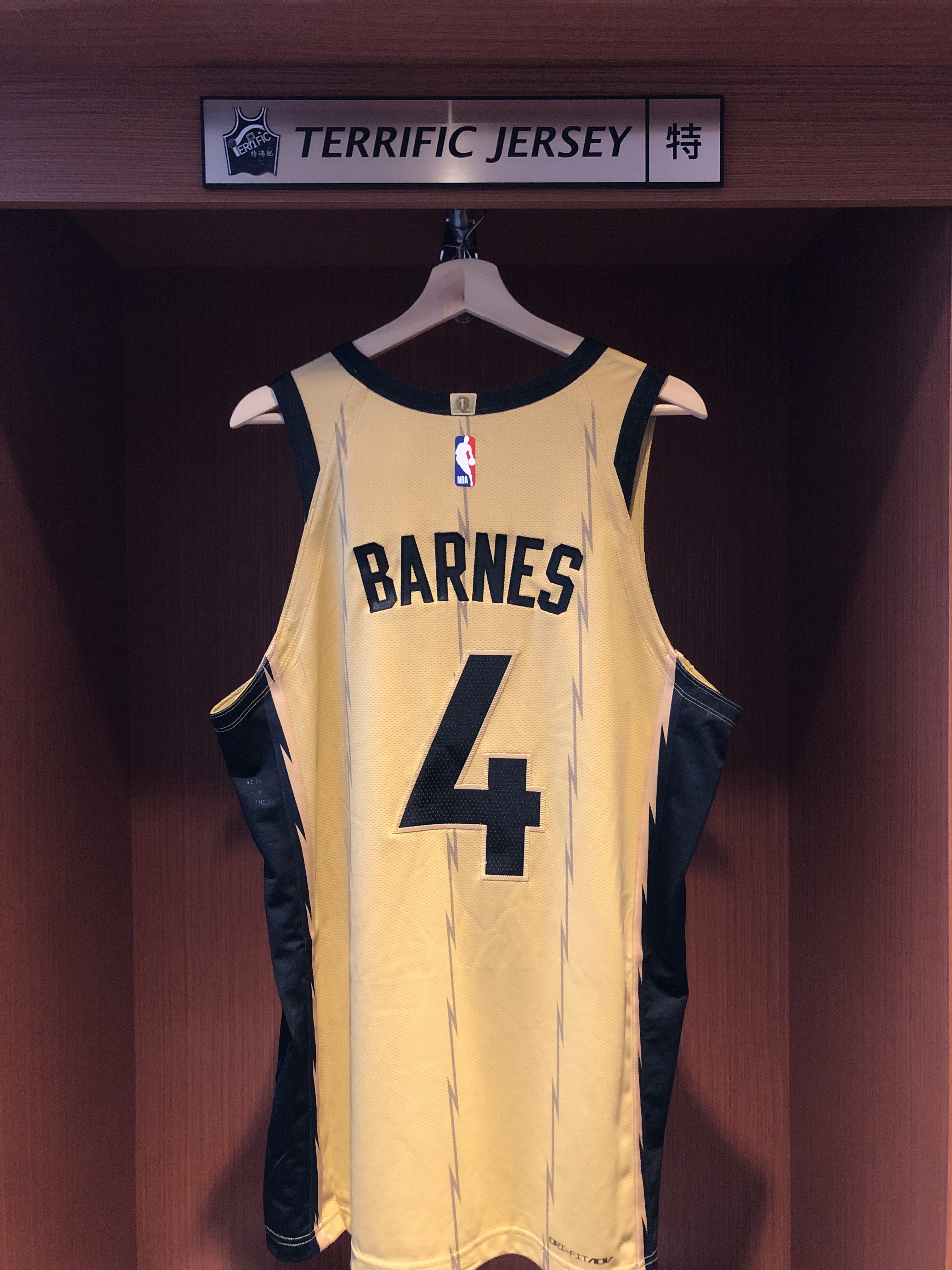 NBA球衣 Scottie Barnes 多倫多暴龍城市 City Nike Authentic 球員版 電繡 含贊助商標 全新