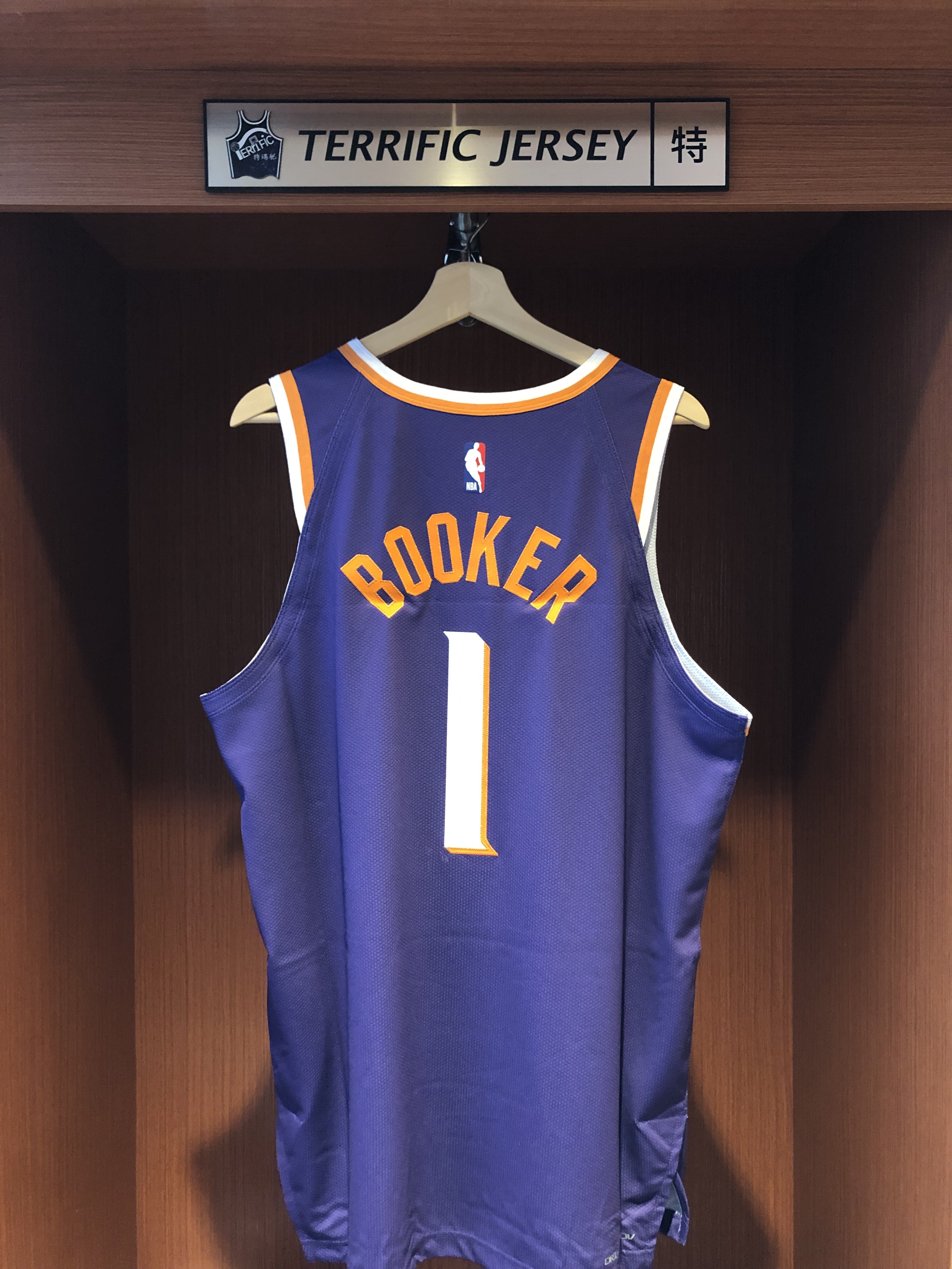 NBA球衣 Devin Booker 鳳凰城太陽紫 Icon Nike Authentic 球員版 電繡 全新