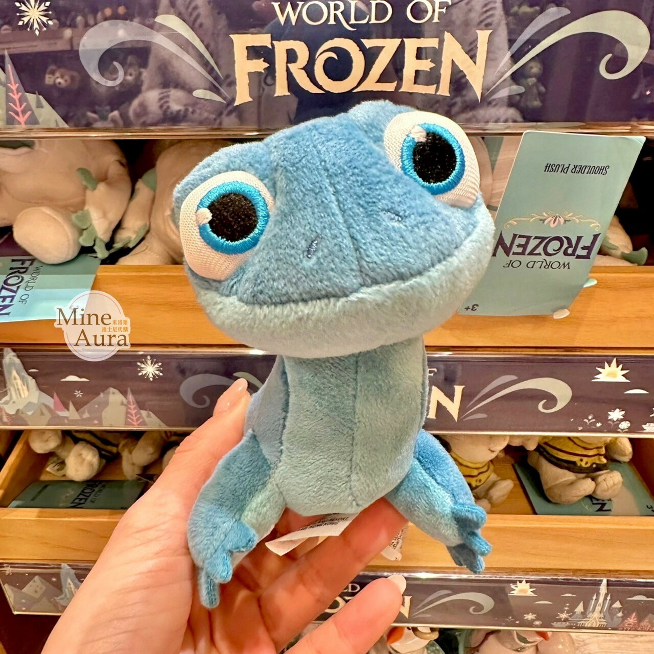 火精靈 蠑螈 布魯尼Bruni 磁鐵 坐肩 絨毛 娃娃 公仔 冰雪奇緣 Frozen -香港迪士尼樂園